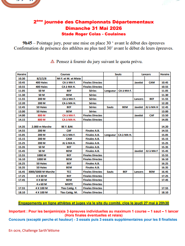CHPX DPT 2ème journée